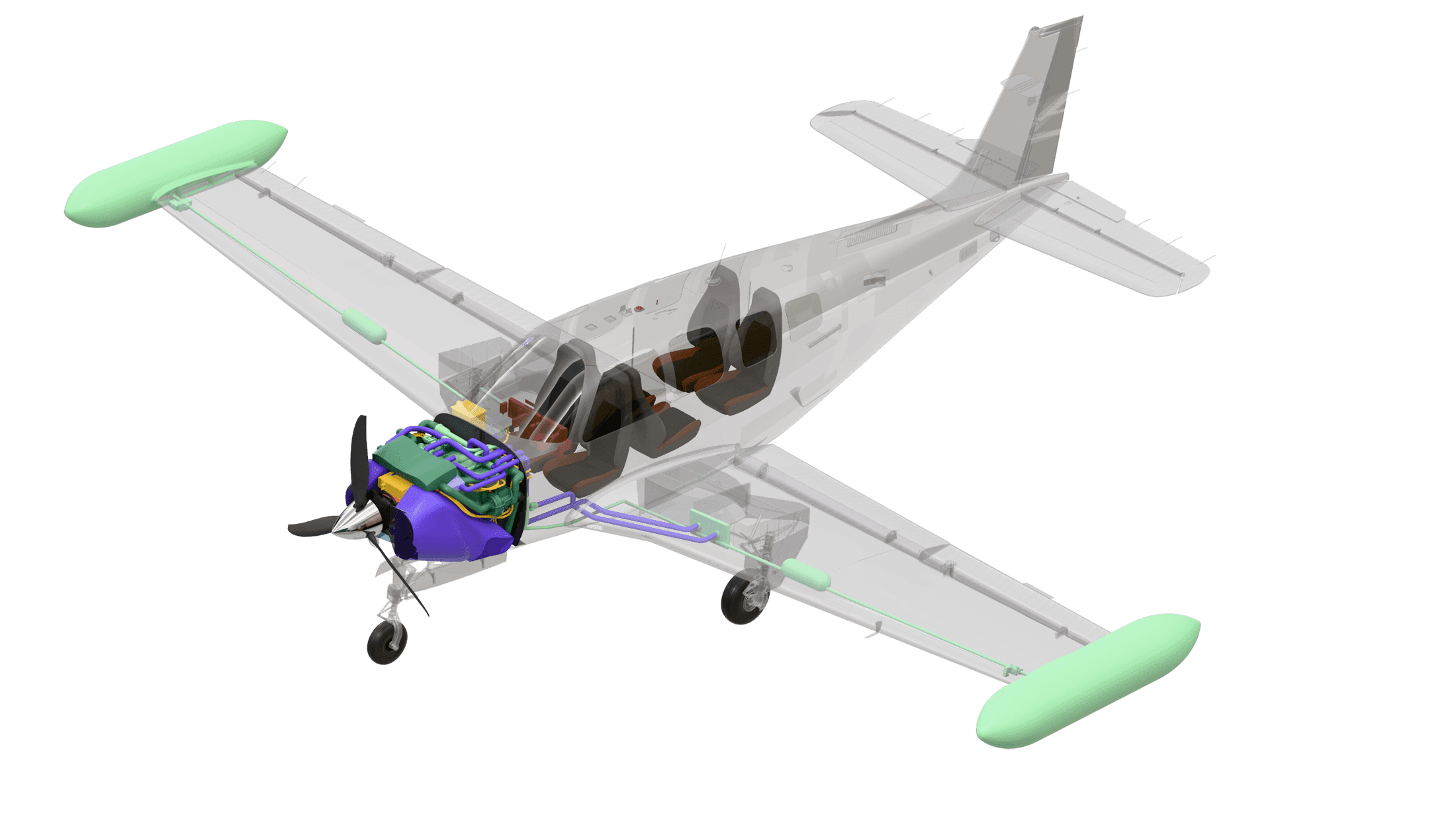 Stralis hydrogen-electric propulsion system for Bonanza airframe retrofit